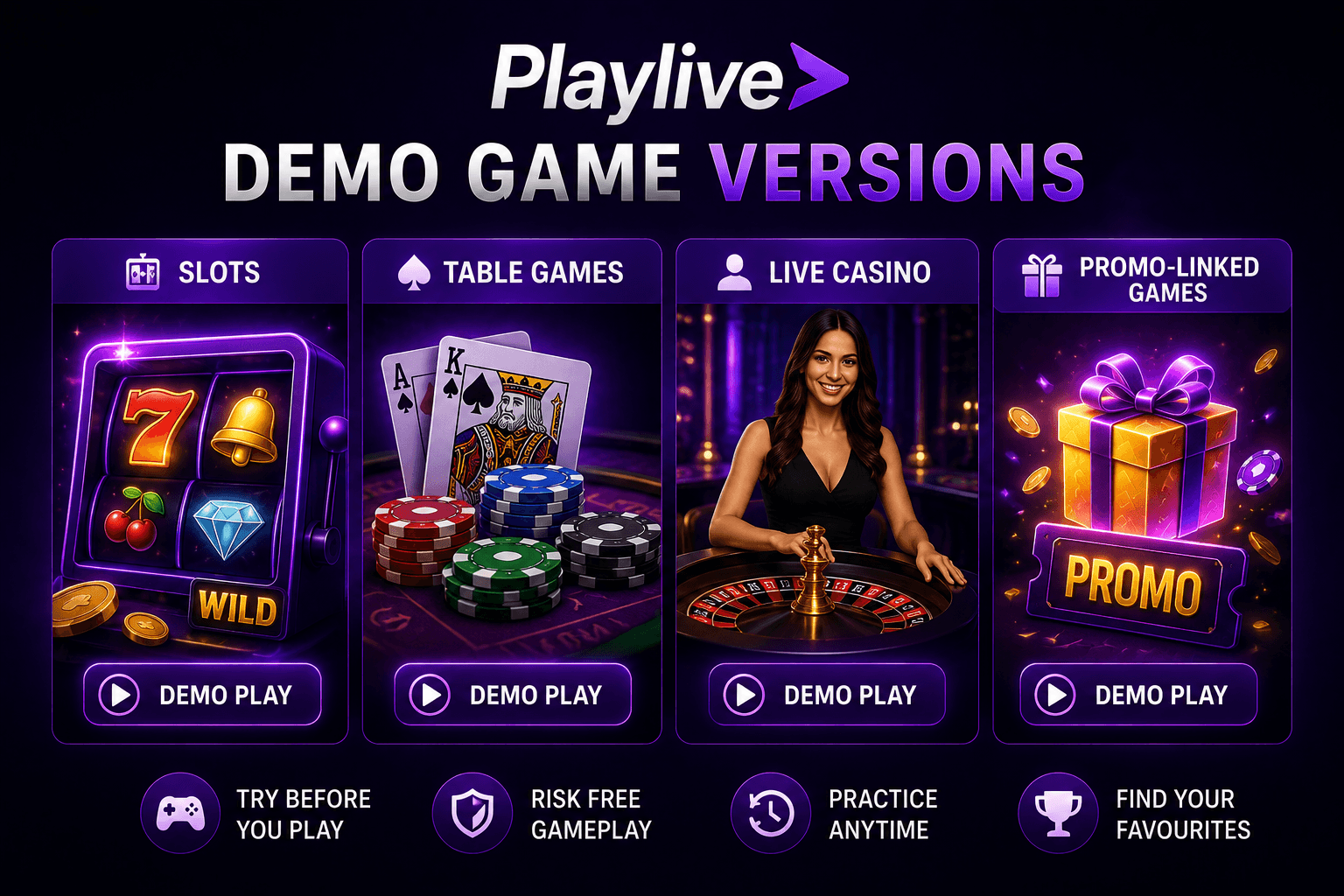 Demo Game Versions at Playlive