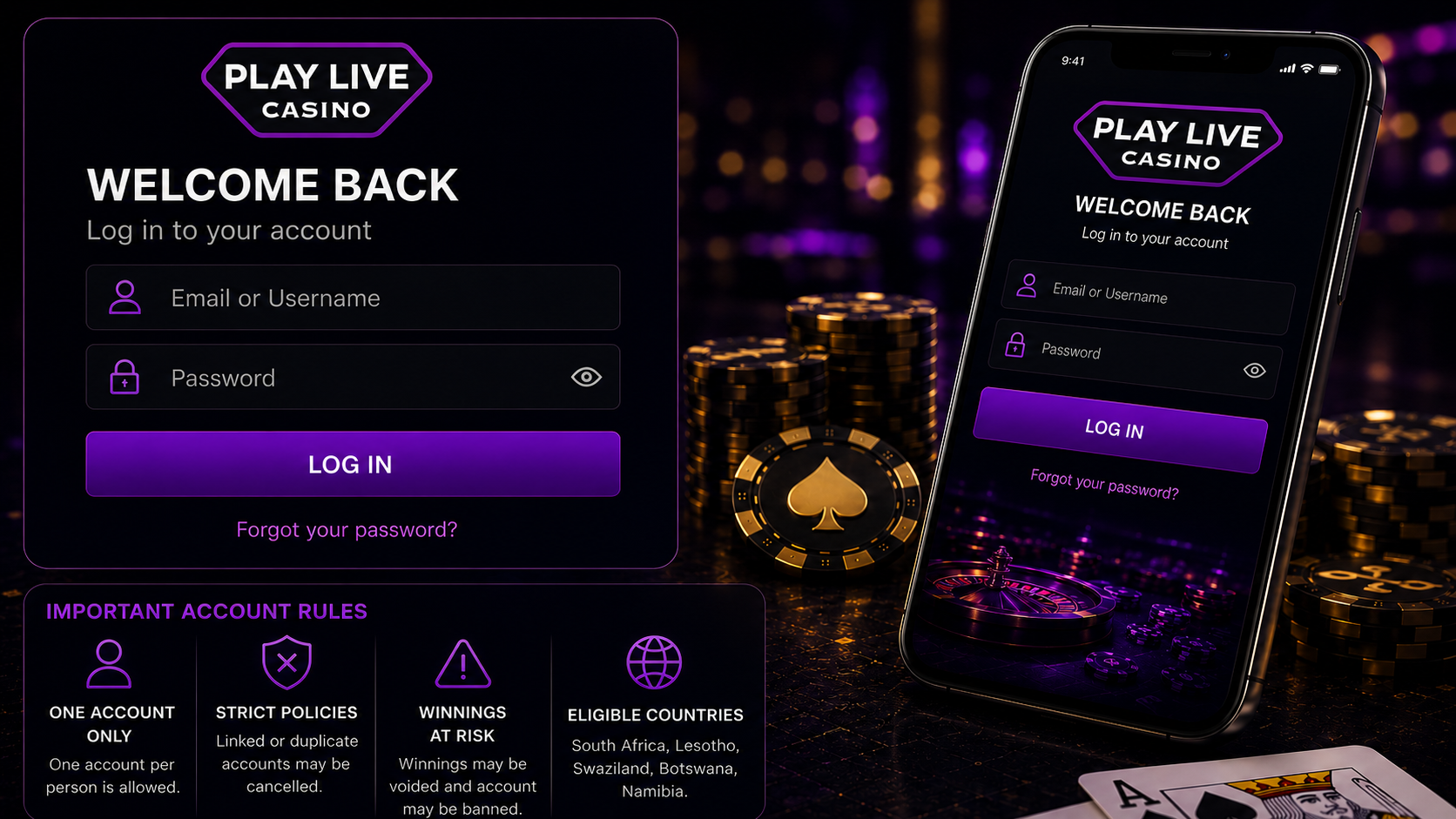 Playlive Login